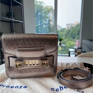 Proenza Scouler PS11 Metallic Leather Crossbody - Original Retail $1800